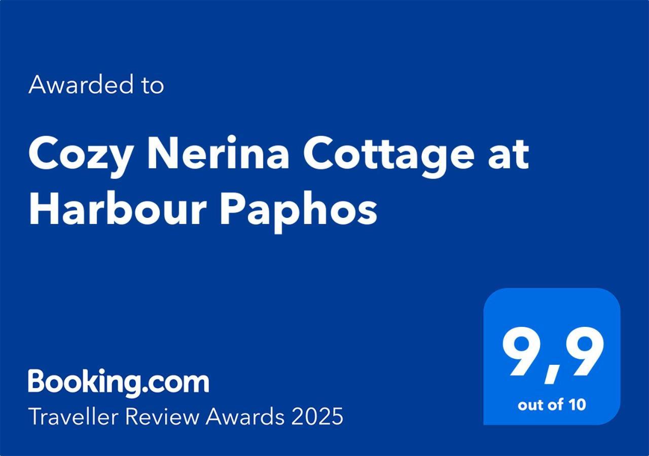 Cozy Nerina Cottage At Harbour Paphos Exteriör bild